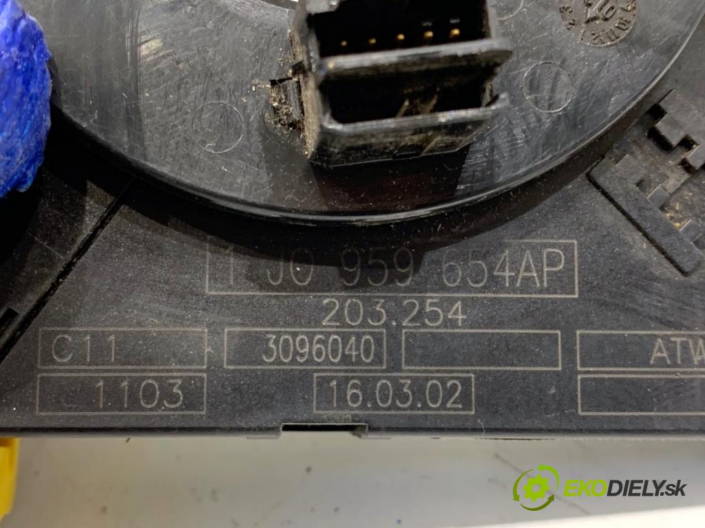 VW SHARAN nadwozie wielkoprzestrzenne (MPV) 2002 85 kW 1.9 TDI 1896 Krúžok, slimák airbag 1J0959654AP (Airbag)