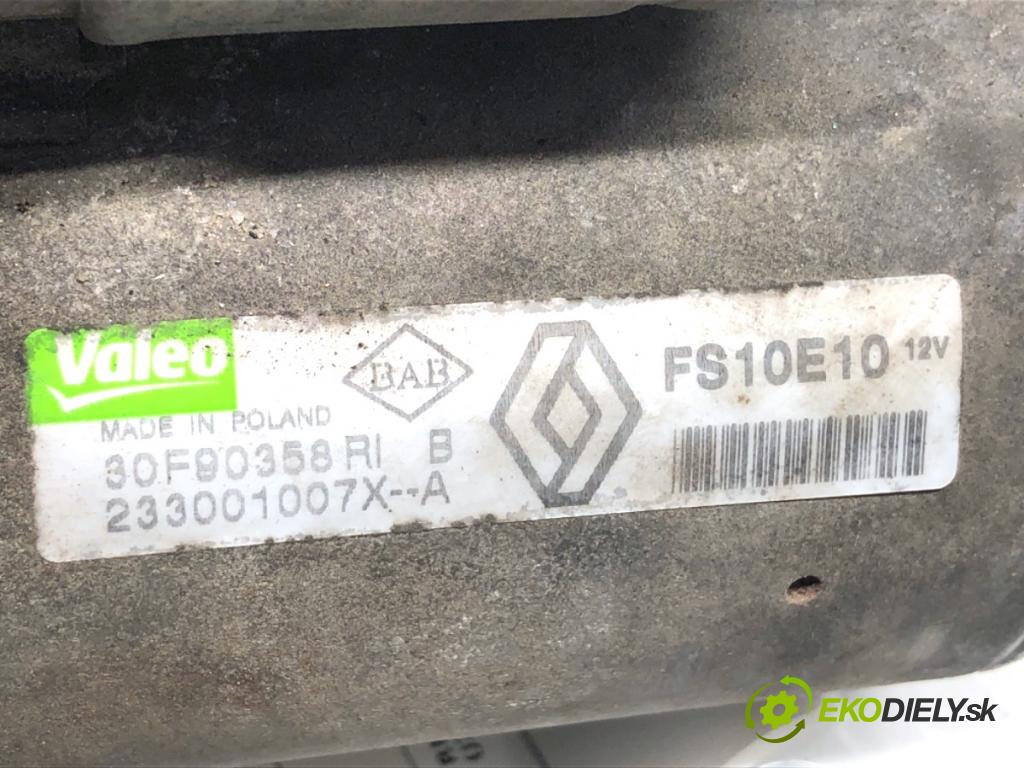 RENAULT SCENIC III nadwozie wielkoprzestrzenne (MPV) 2009 96 kW 1.4 16V (JZ0F, JZ1V) 1397 Štartér 233001007X (Štartér)