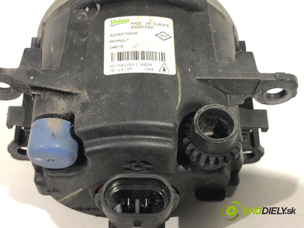 RENAULT SCENIC III nadwozie wielkoprzestrzenne (MPV) 2009 96 kW 1.4 16V (JZ0F, JZ1V) 1397 hmlové svetlo, hmlovka pravý přední část