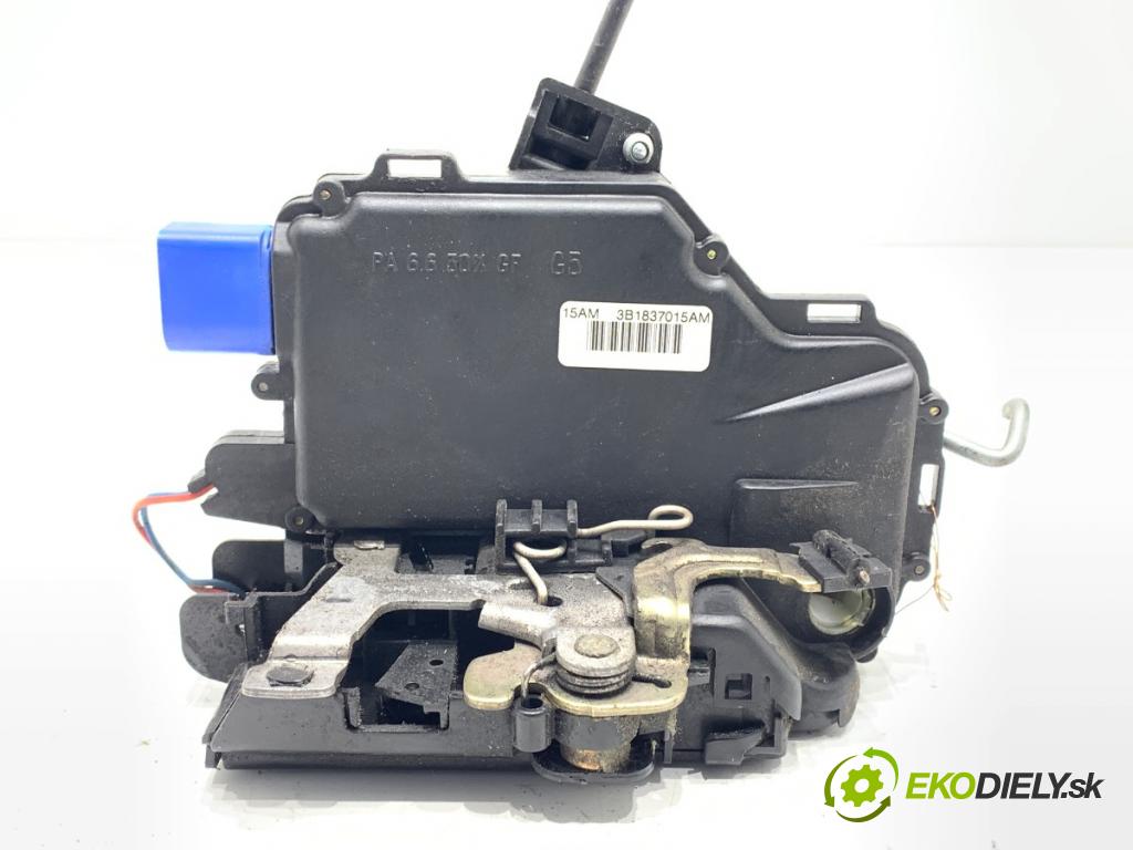 VW POLO IV 9N liftback 2002 47 kW 1.2 12V 1198 zámok dveře levý přední část 3B1837015AM