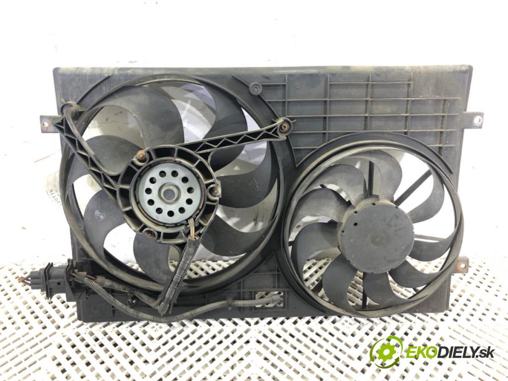VW POLO IV 9N liftback 2002 47 kW 1.2 12V 1198 Ventilátor chladiča 6Q0121207F (Ventilátor)
