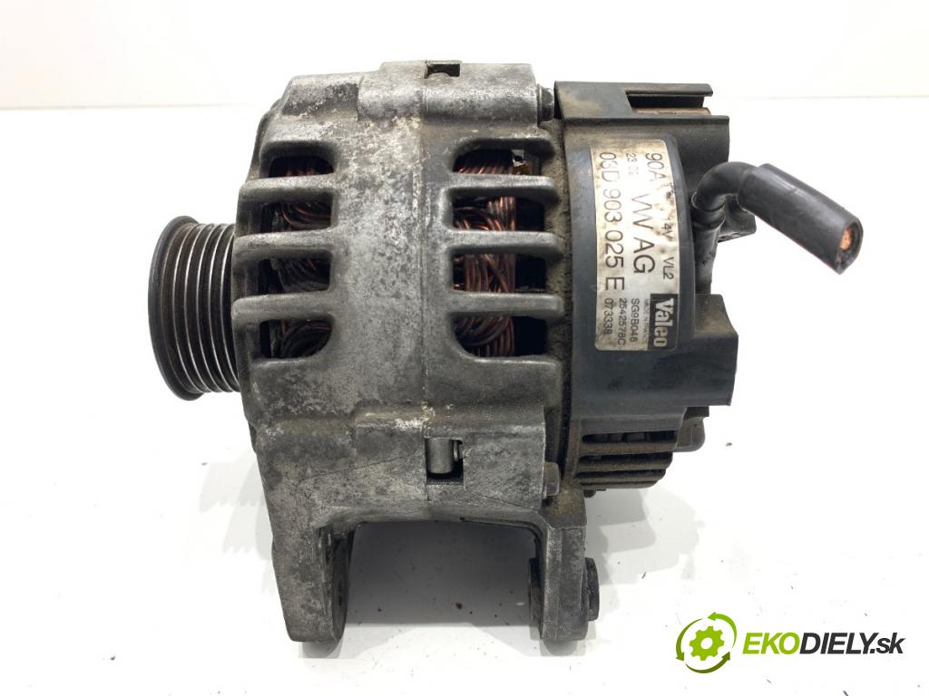 VW POLO IV 9N liftback 2002 47 kW 1.2 12V 1198 Alternátor 03D903025E (Alternátor)