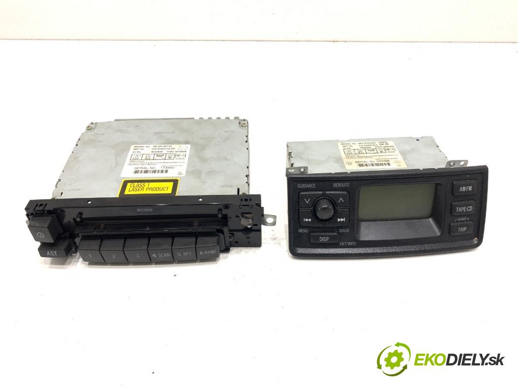 TOYOTA YARIS I liftback 2004 64 kW 1.3 (SCP12_, SCP13_) 1298 RADIO 86120-0D140 86110-0D040 (Audio zariadenie)