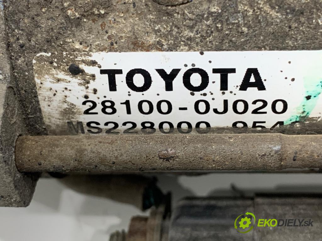 TOYOTA YARIS I liftback 2004 64 kW 1.3 (SCP12_, SCP13_) 1298 Štartér 28100-0J020 (Štartér)