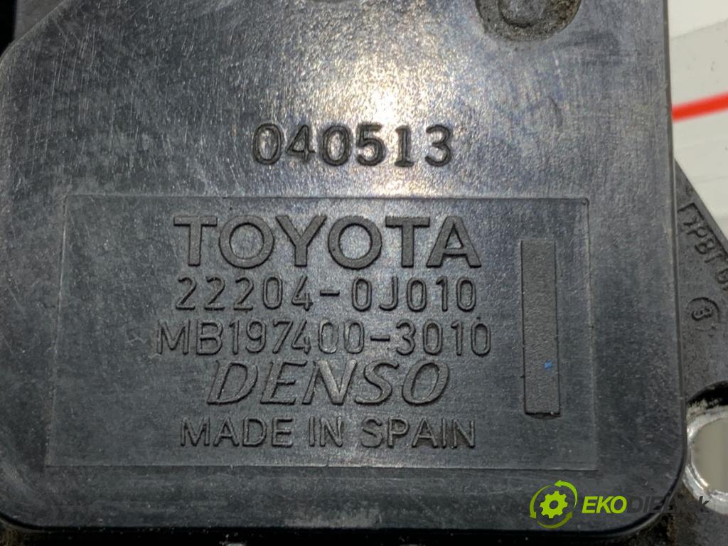 TOYOTA YARIS I liftback 2004 64 kW 1.3 (SCP12_, SCP13_) 1298 Váha vzduchu 22204-0J010 (Váha vzduchu)