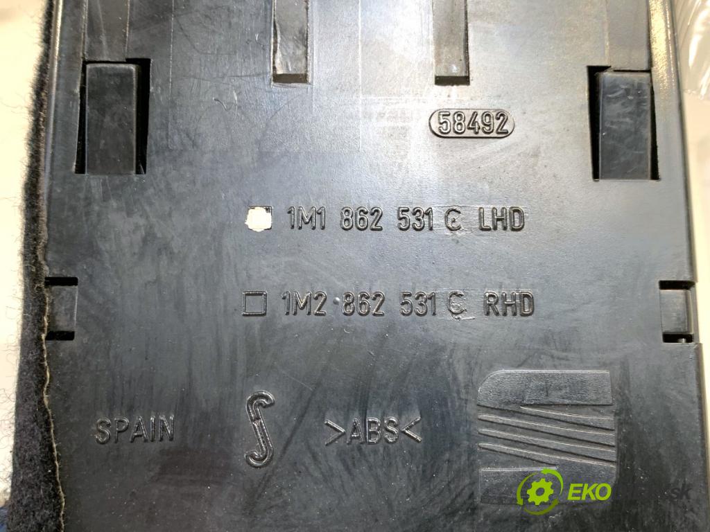 SEAT LEON I liftback 2001 77 kW 1.6 16 V 1598 Držiak na nápoje 1M1862531C (Držiak (úchyt) na nápoje)