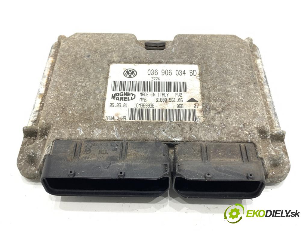 SEAT LEON I liftback 2001 77 kW 1.6 16 V 1598 riadiaca jednotka Motor 036906034BD (Riadiaca jednotka)