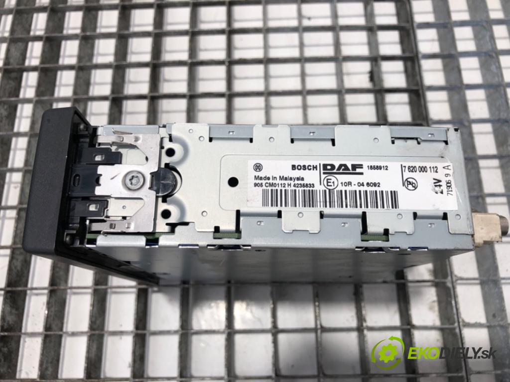 DAF XF Ciągnik siodłowy 2017 340 kW FT 460 340 kW [462 KM] olej napędowy 2012 - 2022 12900 RADIO 1858912 (Audio zariadenie)