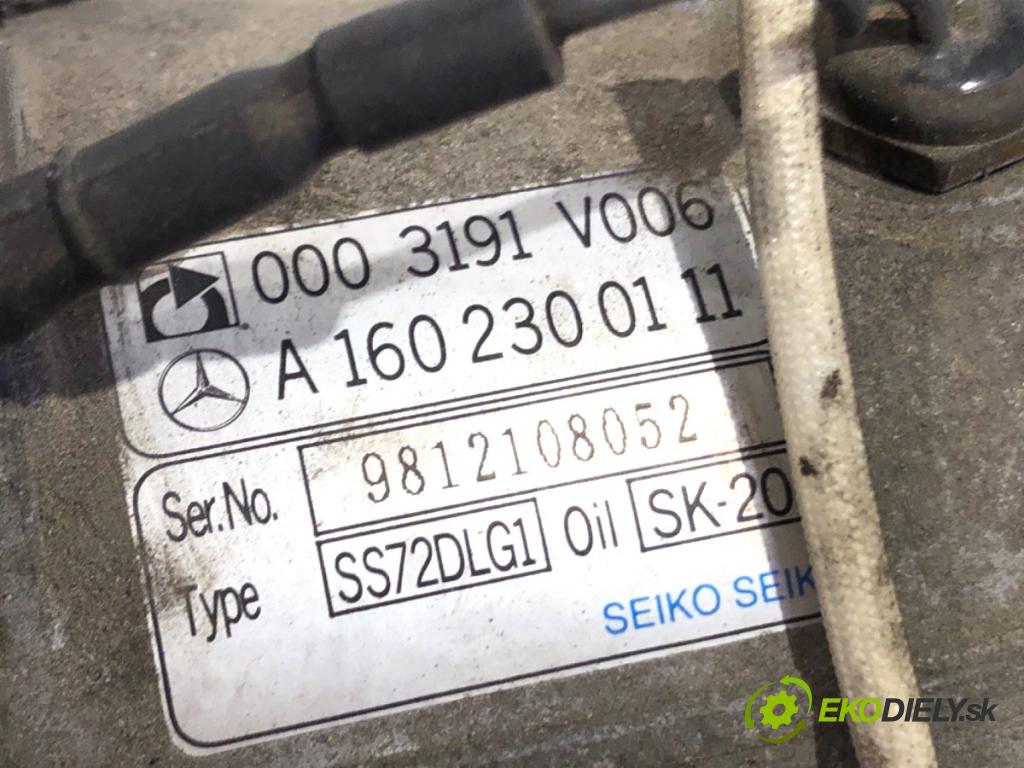 SMART ROADSTER kabriolet 1999 45 kW 0.7 (452.432) 698 Kompresor klimatizácie A1602300111 (Kompresor klimatizácie)