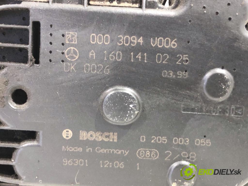 SMART ROADSTER kabriolet 1999 45 kW 0.7 (452.432) 698 Škrtiaca klapka 1601410225 0205003055 (Škrtiaca klapka)