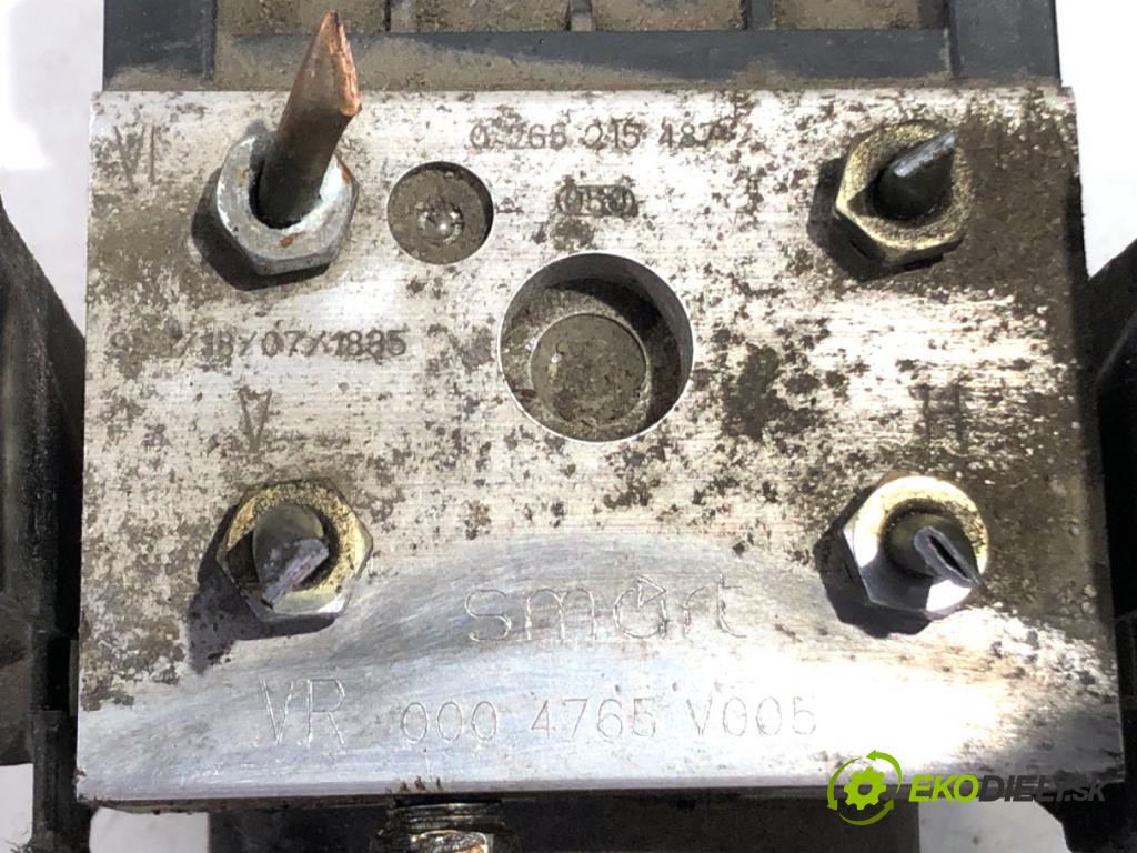 SMART ROADSTER kabriolet 1999 45 kW 0.7 (452.432) 698 pumpa ABS 0273004235 (Pumpy brzdové)