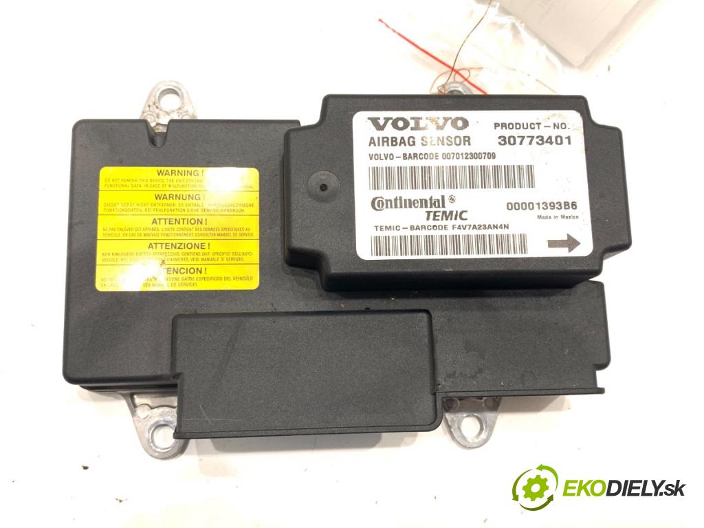 VOLVO V50 Kombi 2007 80 kW 1.6 D 1560 senzor airbag 30773401 (Snímač)