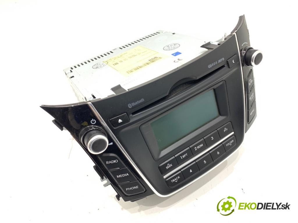 HYUNDAI i30 liftback 2015 81 kW 1.6 CRDi 1582 RADIO 96170-A6210GU (Audio zariadenie)