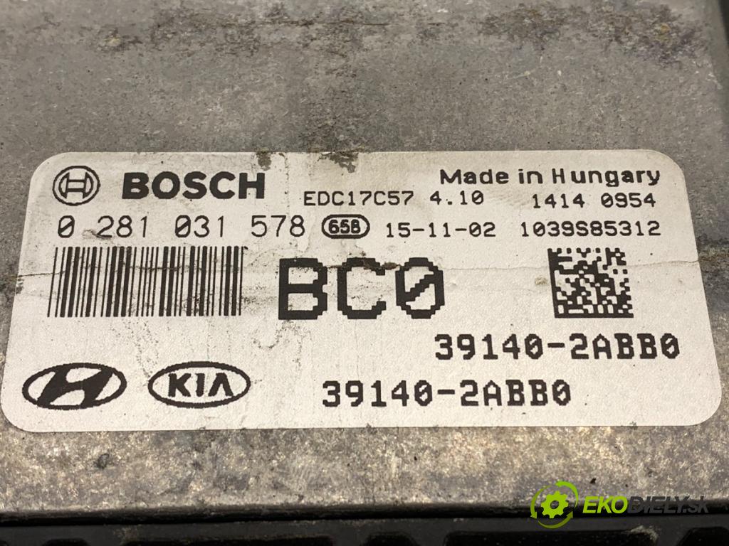 HYUNDAI i30 liftback 2015 81 kW 1.6 CRDi 1582 riadiaca jednotka Motor 39140-2ABB0 (Riadiaca jednotka)