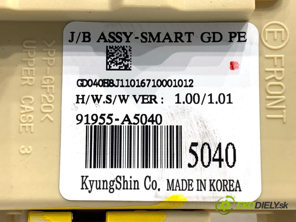 HYUNDAI i30 liftback 2015 81 kW 1.6 CRDi 1582 modul BSI 91955-A5040 (Pojistkové skříňky)