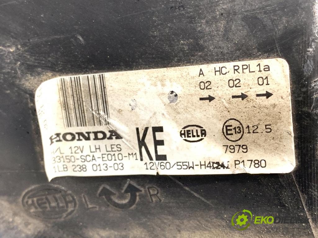 HONDA CR-V II SUV 2004 110 kW 2.0 (RD5) 1998 světlomet levý přední část 33150-SCA-E010-M1