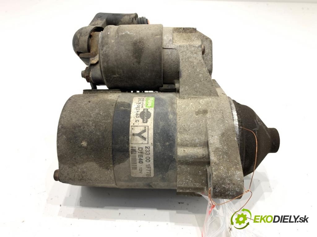 NISSAN NOTE E11 nadwozie wielkoprzestrzenne (MPV) 2006 65 kW 1.4 1386 Štartér 233001F77B (Štartér)