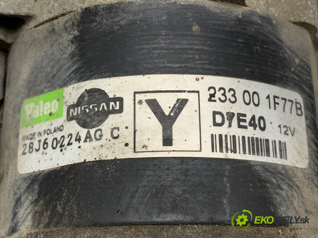 NISSAN NOTE E11 nadwozie wielkoprzestrzenne (MPV) 2006 65 kW 1.4 1386 Štartér 233001F77B (Štartér)