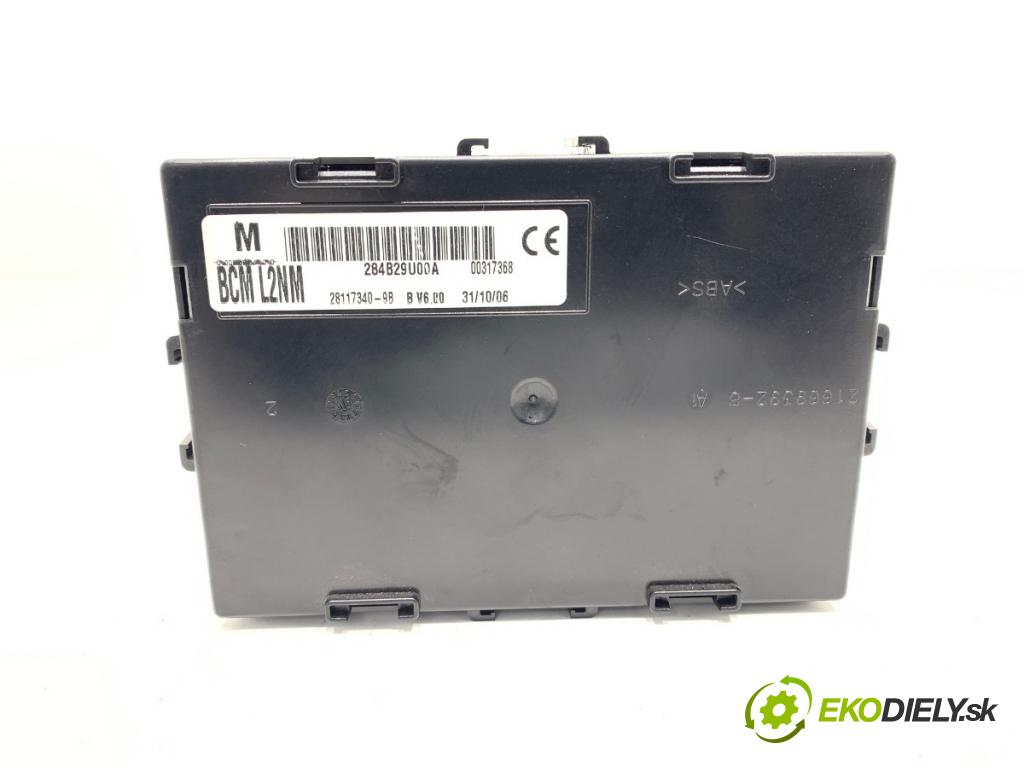 NISSAN NOTE E11 nadwozie wielkoprzestrzenne (MPV) 2006 65 kW 1.4 1386 Modul BCM 284B29U00A (Riadiaca jednotka ostatné)