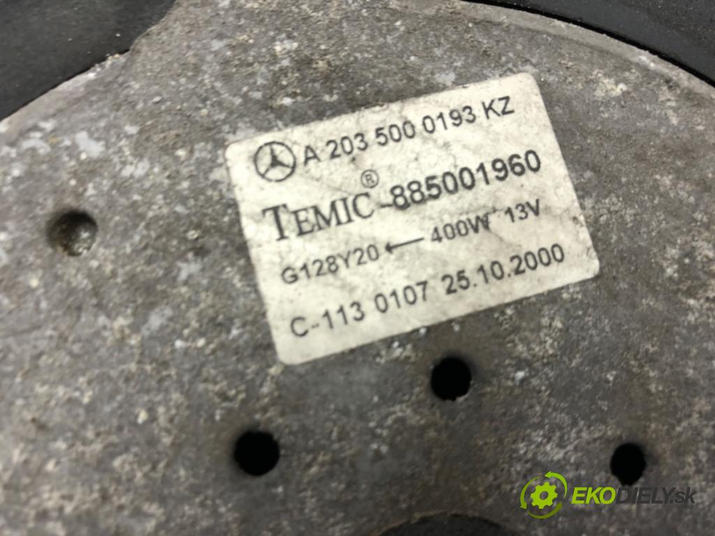 MERCEDES-BENZ W203 sedan 2000 95 kW C 180 (203.035) 1998 ventilátor chladiče A2035000193 (Ventilátory)