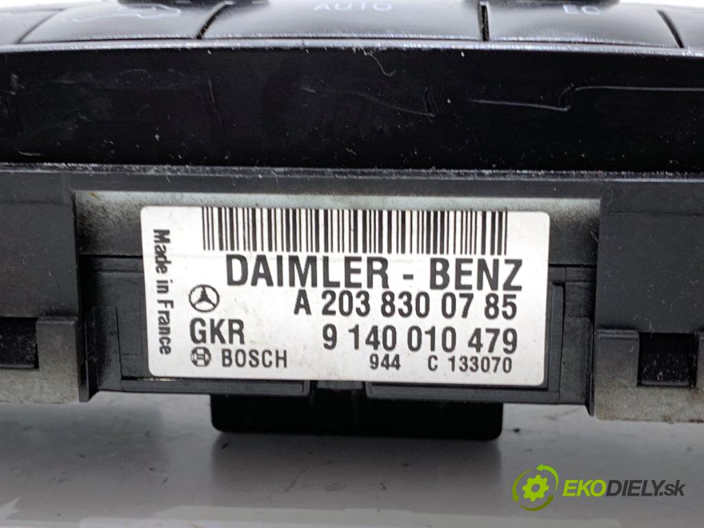 MERCEDES-BENZ W203 sedan 2000 95 kW C 180 (203.035) 1998 Panel ovládania kúrenia 2038300785 (Prepínacie páčky pod volantom)