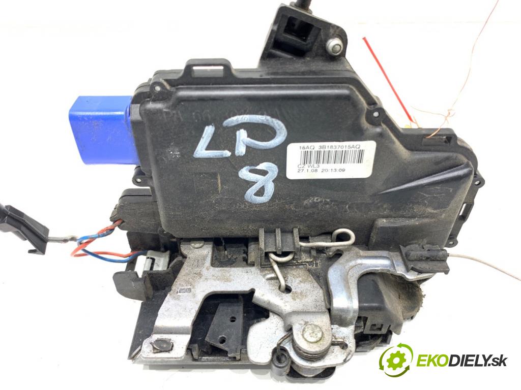 VW POLO IV 9N liftback 2008 51 kW 1.4 TDI 1422 zámok dveře levý přední část 3B1837015AQ