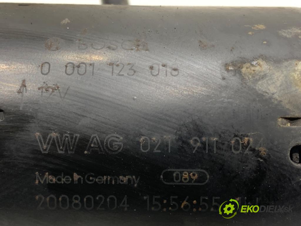 VW POLO IV 9N liftback 2008 51 kW 1.4 TDI 1422 Štartér 02T911024 (Štartér)