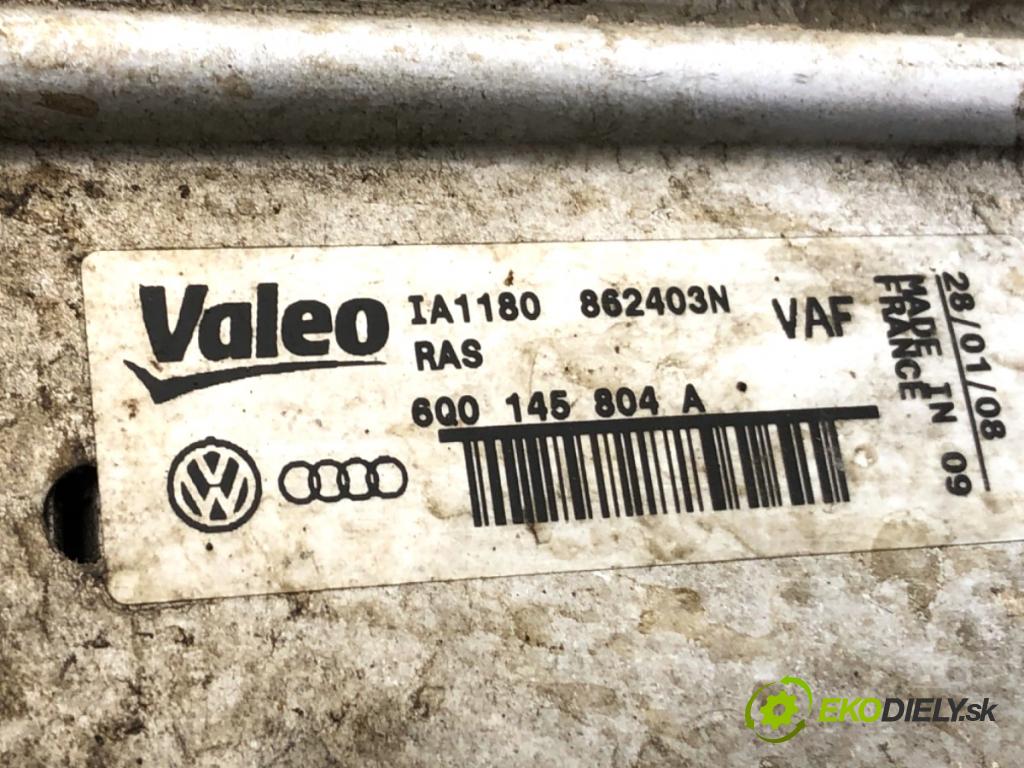 VW POLO IV 9N liftback 2008 51 kW 1.4 TDI 1422 intercooler 6Q0145804A (Chladiče nasávaného vzduchu (intercoolery))