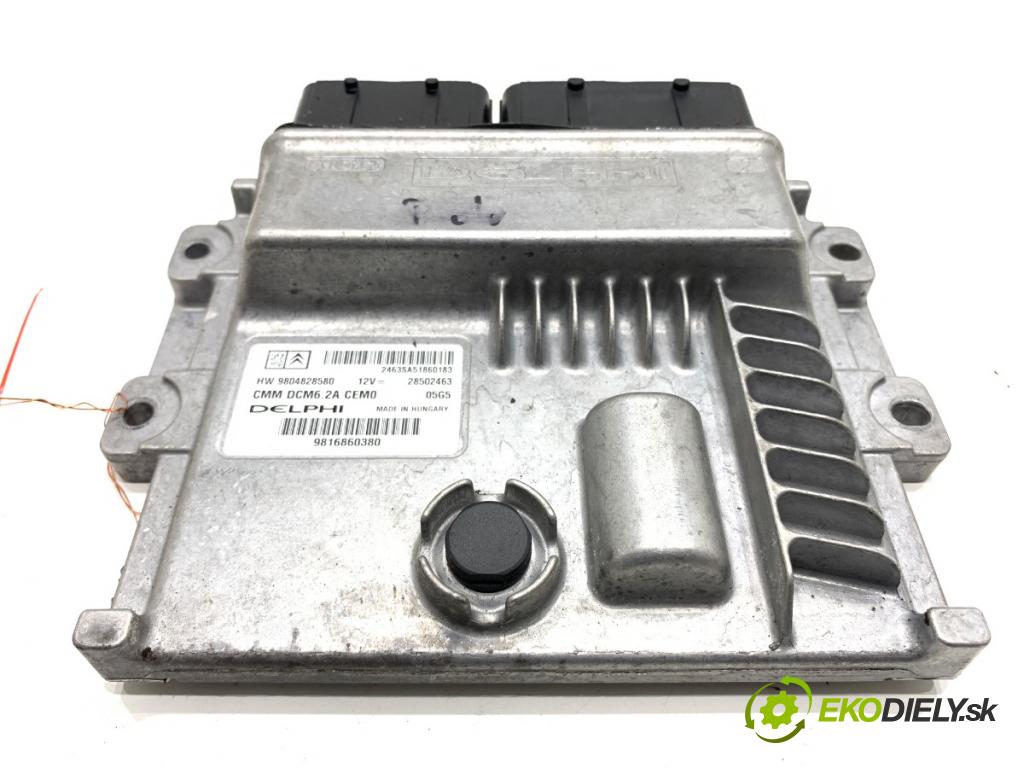 PEUGEOT 508 SW I Kombi 2015 133 kW 2.0 BlueHDi 180 1997 riadiaca jednotka Motor 9804828580 (Riadiaca jednotka)