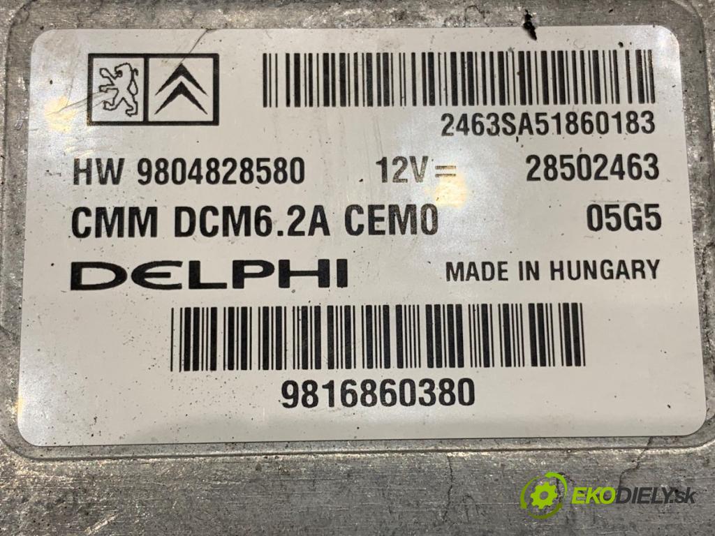 PEUGEOT 508 SW I Kombi 2015 133 kW 2.0 BlueHDi 180 1997 riadiaca jednotka Motor 9804828580 (Riadiaca jednotka)