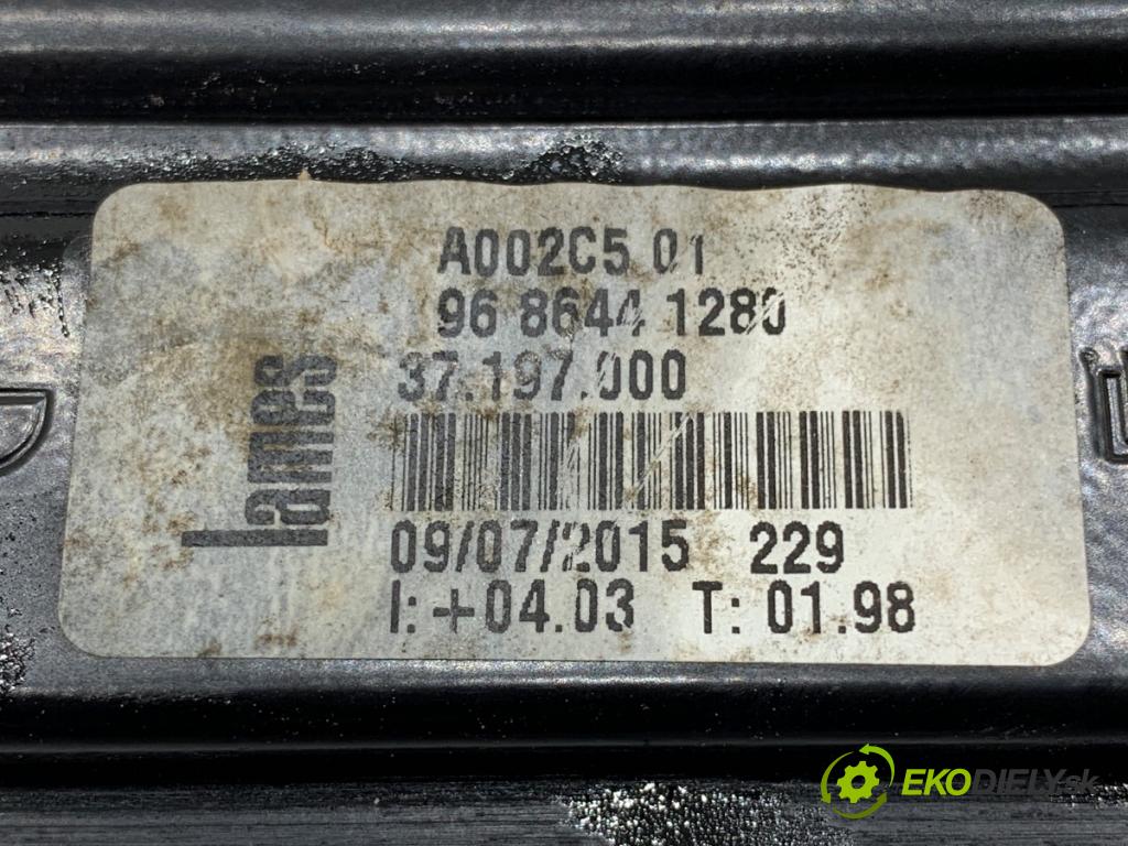 PEUGEOT 508 SW I Kombi 2015 133 kW 2.0 BlueHDi 180 1997 mechanismus okna pravý zadní část 9688808380
