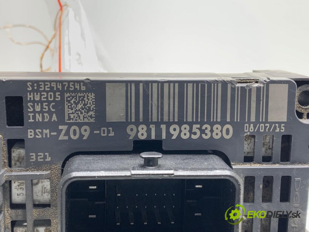 PEUGEOT 508 SW I Kombi 2015 133 kW 2.0 BlueHDi 180 1997 Modul BSM 9811985380 (Riadiaca jednotka ostatné)
