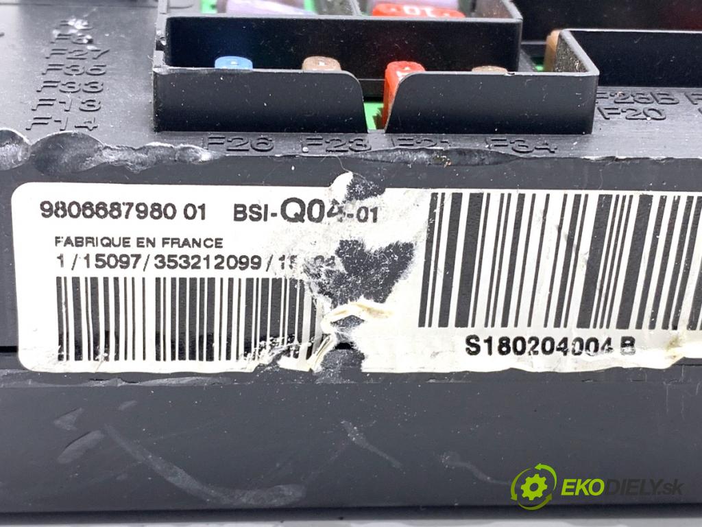 PEUGEOT 508 SW I Kombi 2015 133 kW 2.0 BlueHDi 180 1997 modul BSI 980668798001 (Pojistkové skříňky)