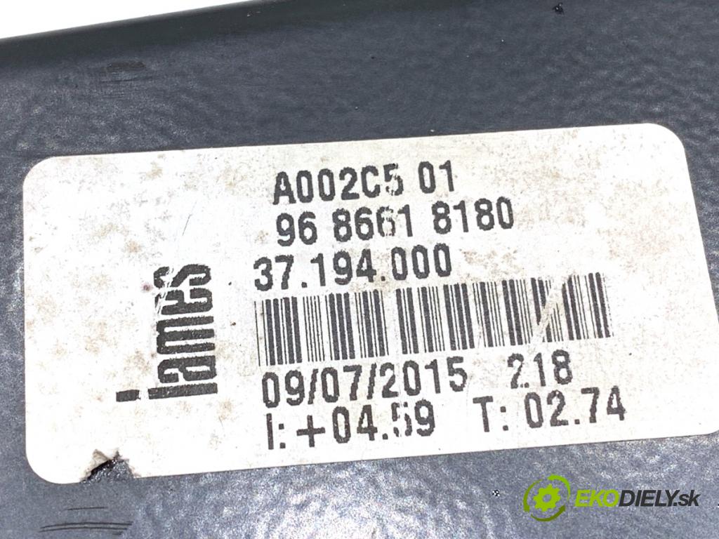 PEUGEOT 508 SW I Kombi 2015 133 kW 2.0 BlueHDi 180 1997 mechanismus okna levý přední část 9686618180