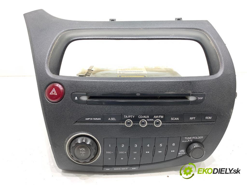 HONDA CIVIC VIII liftback 2007 103 kW 1.8 (FN1, FK2) 1799 RADIO 39100-SMG-G016-M1 (Audio zariadenie)