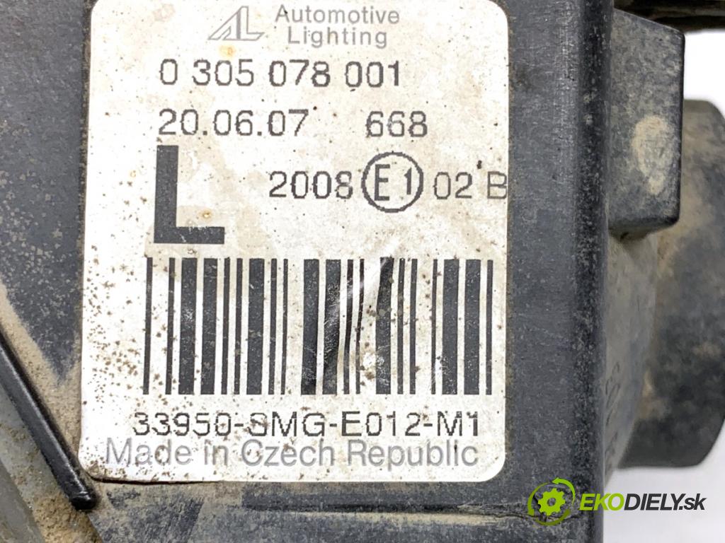 HONDA CIVIC VIII liftback 2007 103 kW 1.8 (FN1, FK2) 1799 hmlové svetlo, hmlovka levý přední část 33950-SMG-E012-1