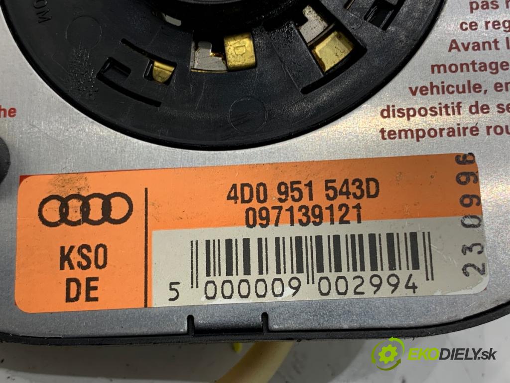AUDI A4 B5 Kombi 1997 81 kW 1.9 TDI quattro 1896 Krúžok, slimák airbag 4D0951543D (Airbag)