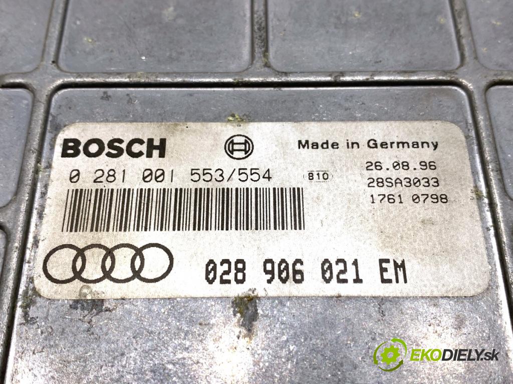 AUDI A4 B5 Kombi 1997 81 kW 1.9 TDI quattro 1896 riadiaca jednotka Motor 028906021EM 0281001553 (Riadiaca jednotka)