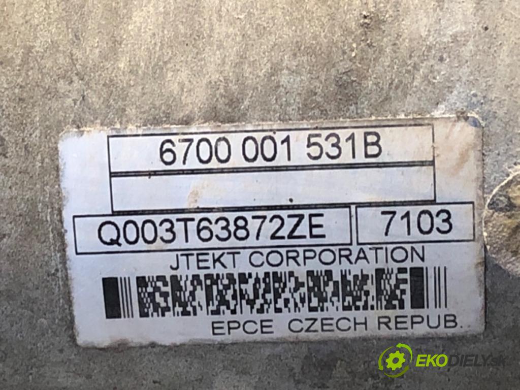 PEUGEOT 207 liftback 2007 54 kW 1.4 1360 riadenie 6700001531B (Riadenie)