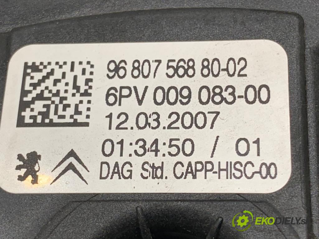 PEUGEOT 207 liftback 2007 54 kW 1.4 1360 potenciometr plynového pedálu 9680756880 (Pedály)