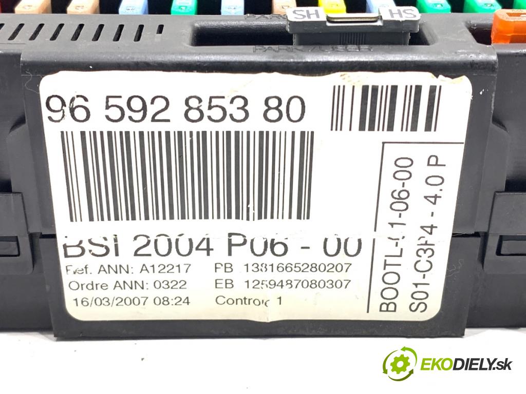 PEUGEOT 207 liftback 2007 54 kW 1.4 1360 Modul BSI 9659285380 (Poistková skrinka)