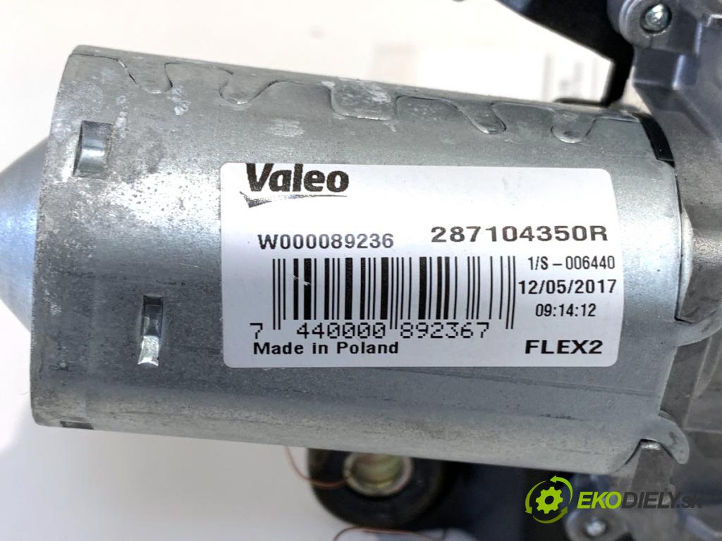 DACIA LOGAN II Kombi 2017 54 kW 1.2 1149 motor stěračů zadní část 287104350R