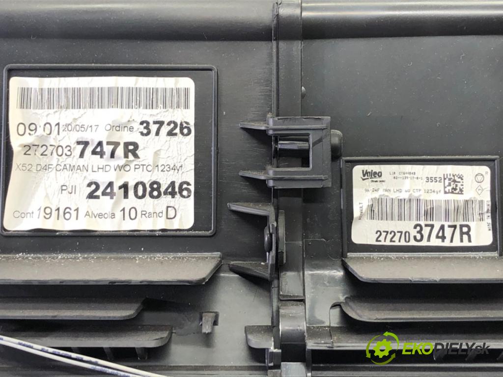 DACIA LOGAN II Kombi 2017 54 kW 1.2 1149 Výhrevné teleso, radiátor kúrenia 272703747R (Radiátor kúrenia)