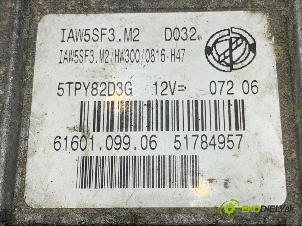 FIAT GRANDE PUNTO liftback 2006 57 kW 1.4 (199AXB11, 199AXB1A, 199BXB1A, 199AXL1A) 1368 riadiaca jednotka Motor 51784957 (Riadiaca jednotka)