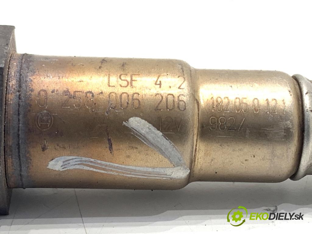 FIAT GRANDE PUNTO liftback 2006 57 kW 1.4 (199AXB11, 199AXB1A, 199BXB1A, 199AXL1A) 1368 sonda lambda predný 0258006206 (Lambda sonda)