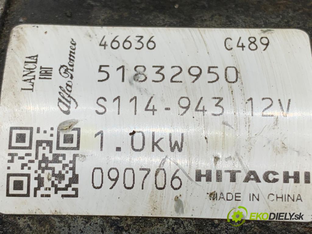 FIAT GRANDE PUNTO liftback 2006 57 kW 1.4 (199AXB11, 199AXB1A, 199BXB1A, 199AXL1A) 1368 Štartér 51832950 (Štartér)