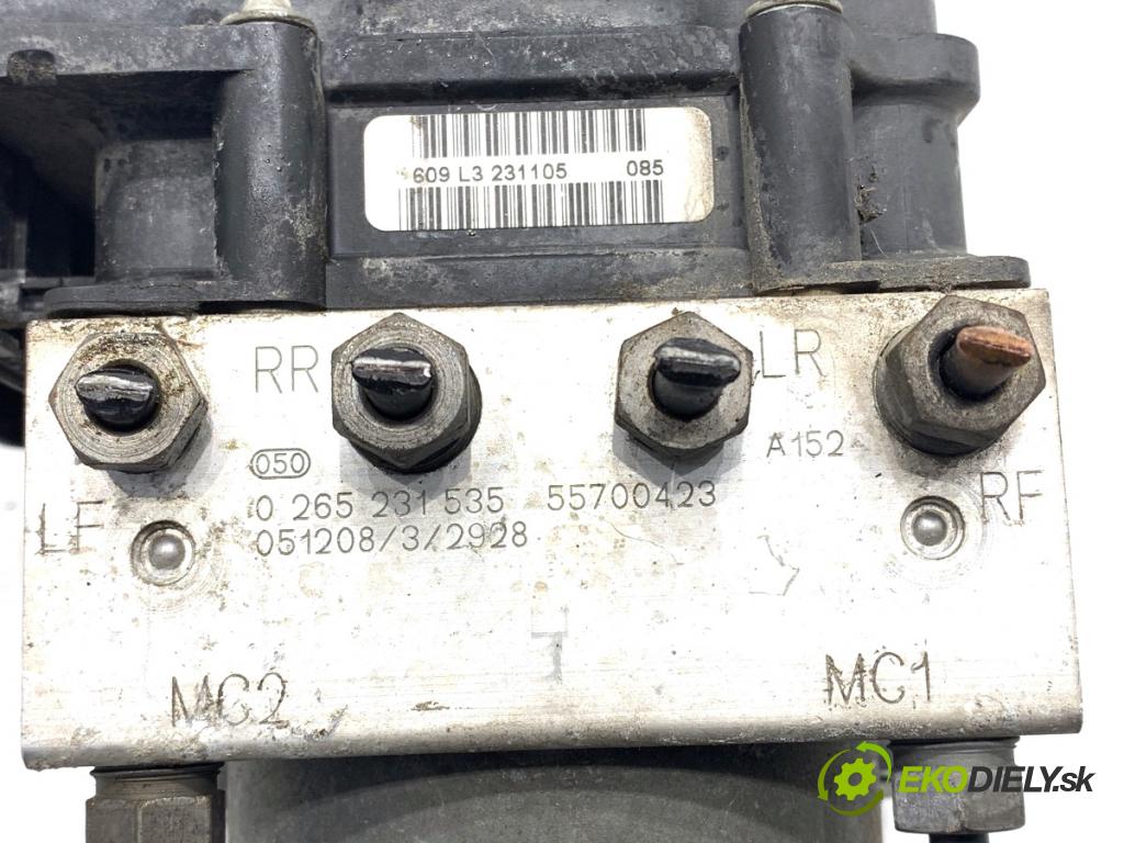 FIAT GRANDE PUNTO liftback 2006 57 kW 1.4 (199AXB11, 199AXB1A, 199BXB1A, 199AXL1A) 1368 Pumpa ABS 0265800421 (Pumpa ABS)