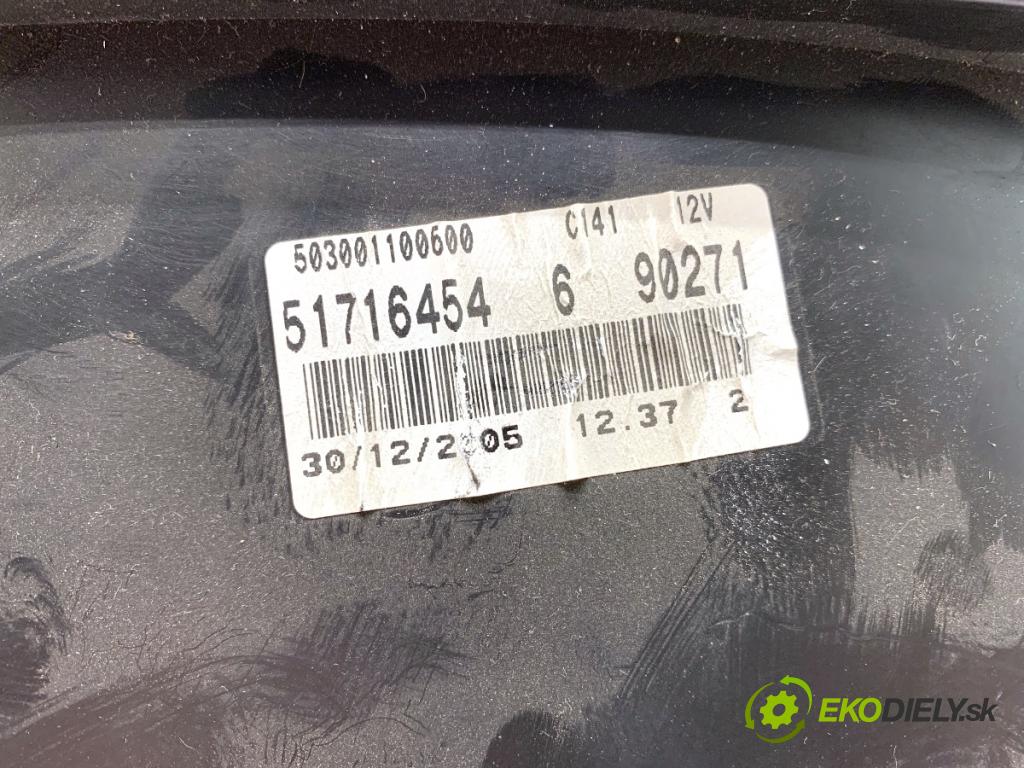 FIAT GRANDE PUNTO liftback 2006 57 kW 1.4 (199AXB11, 199AXB1A, 199BXB1A, 199AXL1A) 1368 Prístrojovka 51716454 (Prístrojová doska)