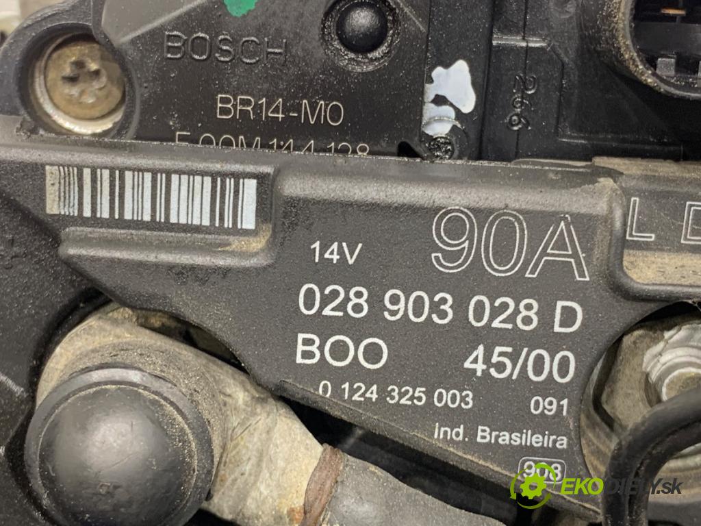SEAT LEON I liftback 2001 77 kW 1.6 16 V 1598 Alternátor 028903028D (Alternátor)