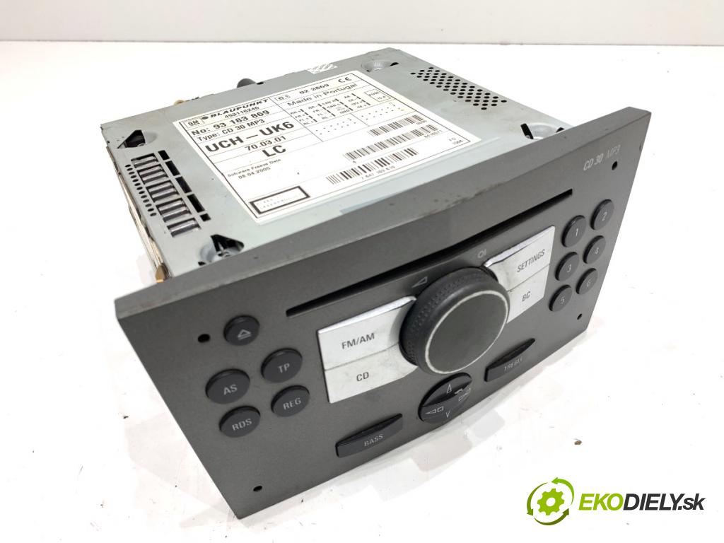 OPEL ASTRA H liftback 2005 74 kW 1.7 CDTI (L48) 1686 RADIO 93183869 (Audio zariadenie)